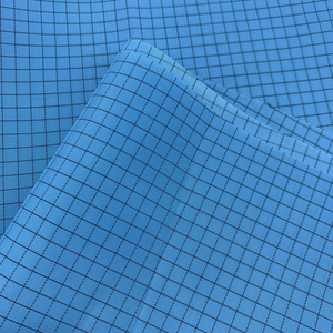 Pano uniforme de grade de 5 mm à prova de poeira para sala limpa ESD tecido antiestático para roupas de trabalho