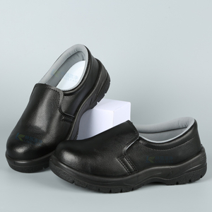 Sapatos de segurança ESD PU pretos personalizados